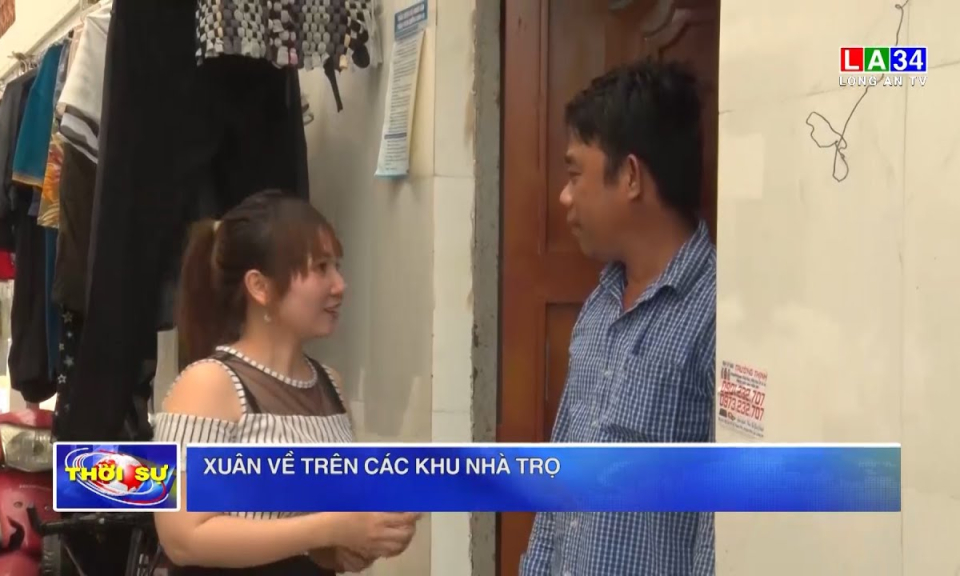 Xuân về trên các khu nhà trọ