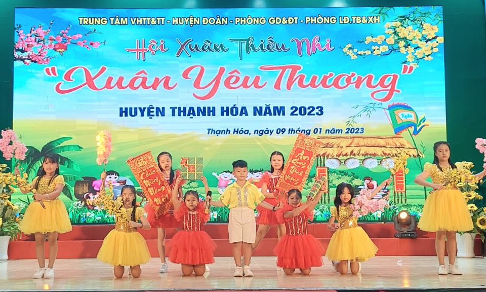 Thạnh Hóa tổ chức Hội xuân thiếu nhi năm 2023
