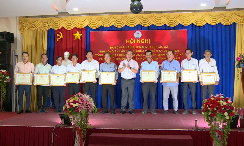 Liên minh Hợp tác xã tỉnh Long An tổng kết hoạt động năm 2022