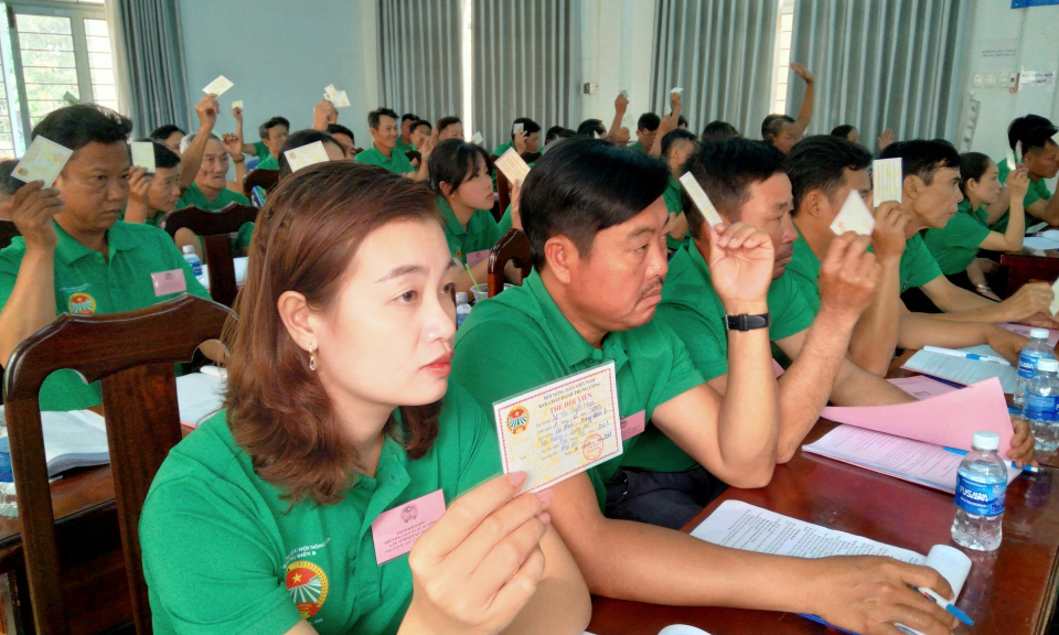 Đại hội điểm Hội nông dân xã Hưng Điền B, nhiệm kỳ 2023 – 2028