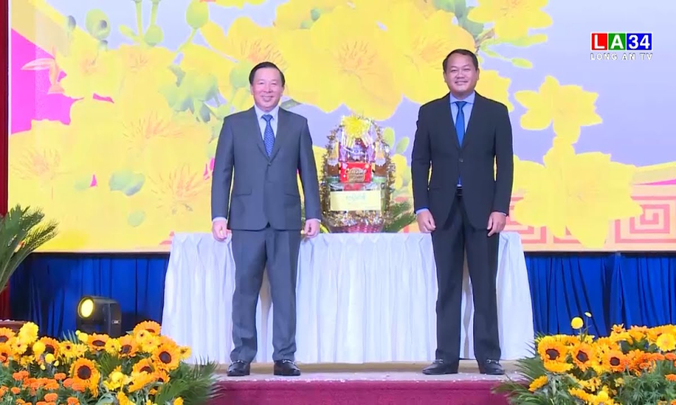 Họp mặt mừng Xuân Quý Mão 2023 với Đoàn đại biểu Vương quốc Campuchia