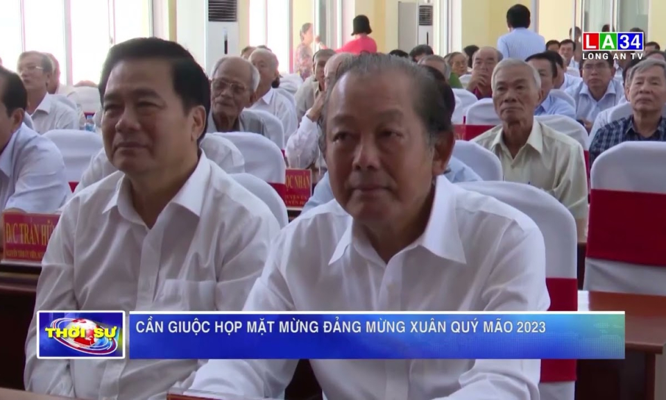 Cần Giuộc họp mặt mừng Đảng mừng Xuân Quý Mão 2023