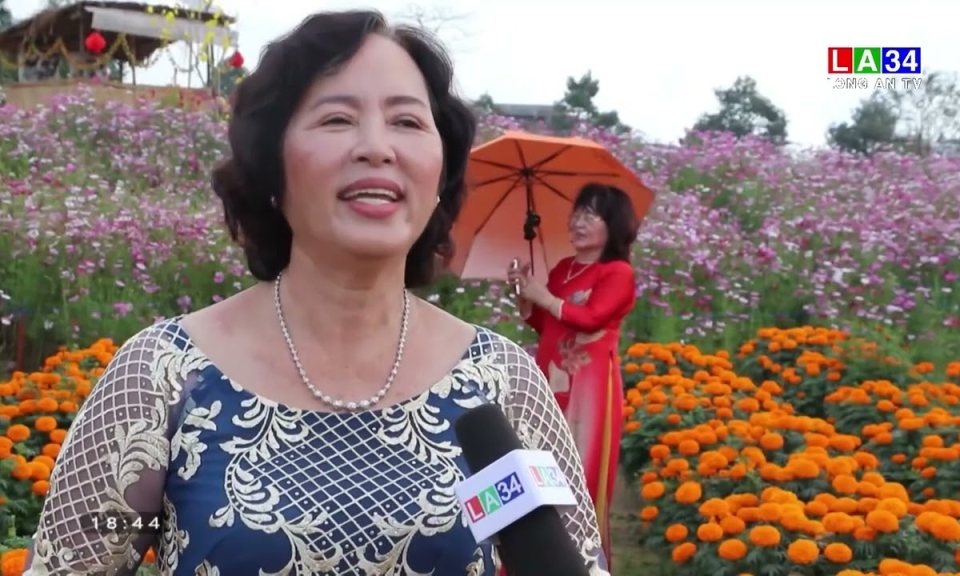 Trồng hoa Tết kết hợp làm tiểu cảnh Tết
