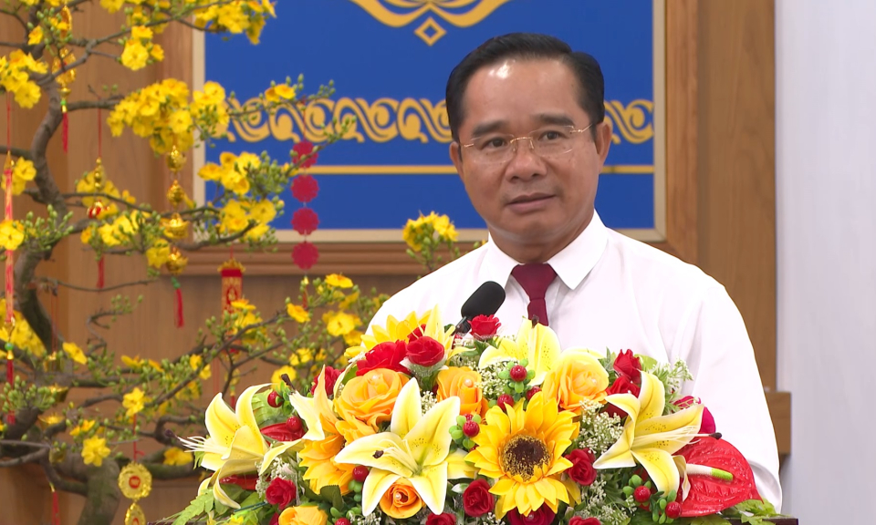 Tỉnh ủy Long An tổ chức gặp mặt đầu Xuân Quý Mão 2023