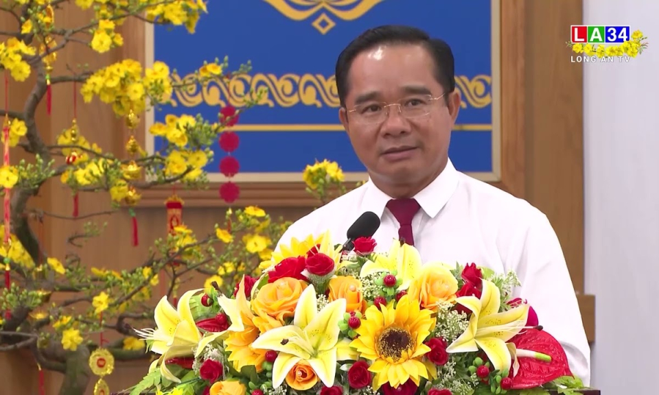 Tỉnh ủy Long An tổ chức họp mặt đầu Xuân Quý Mão 2023