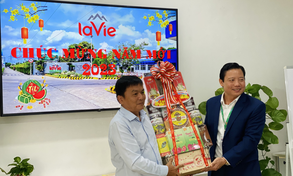 Phó Chủ tịch UBND tỉnh thăm, chúc Tết các doanh nghiệp