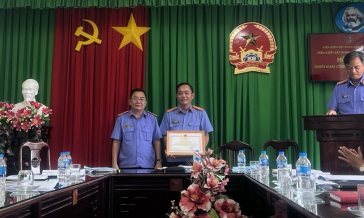 Viện Kiểm sát Nhân dân huyện Tân Hưng triển khai công tác năm 2023