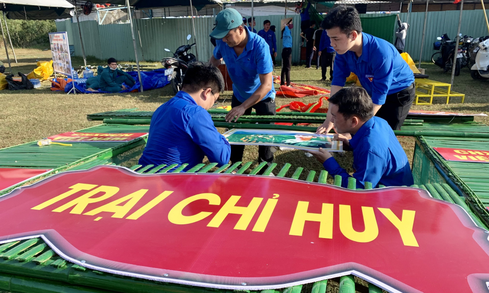 Đoàn thanh niên Châu Thành chuẩn bị tốt công tác hội trại tòng quân