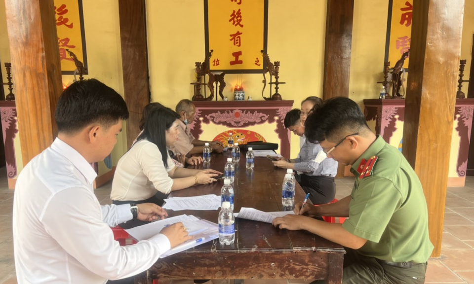 Đức Hòa kiểm tra công tác quản lý, tổ chức hoạt động lễ hội năm 2023