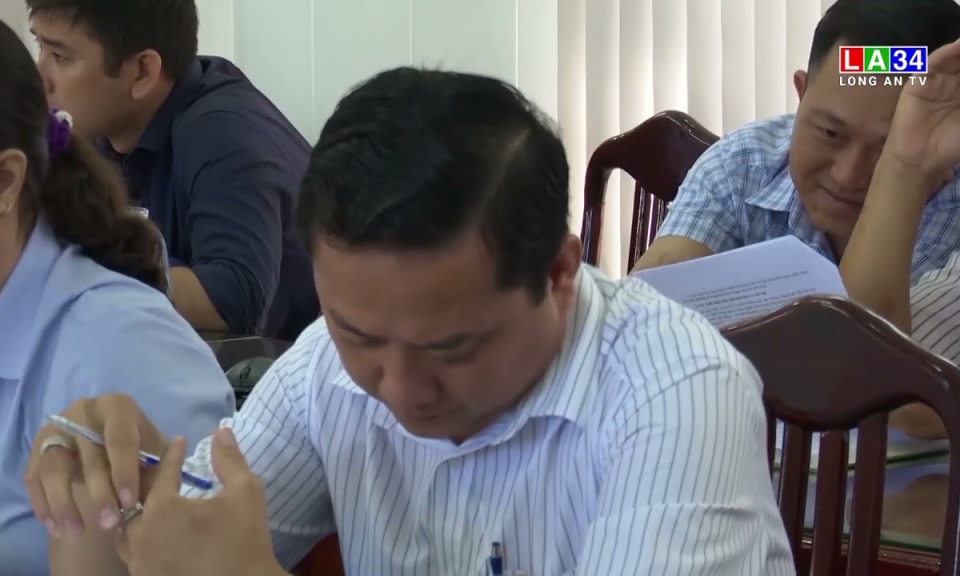 Sở Nông nghiệp và Phát triển nông thôn tỉnh làm việc với huyện Tân Hưng