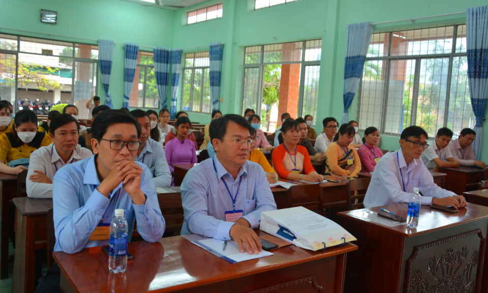 Cần Giuộc kiểm tra xét tuyển viên chức sự nghiệp giáo dục 