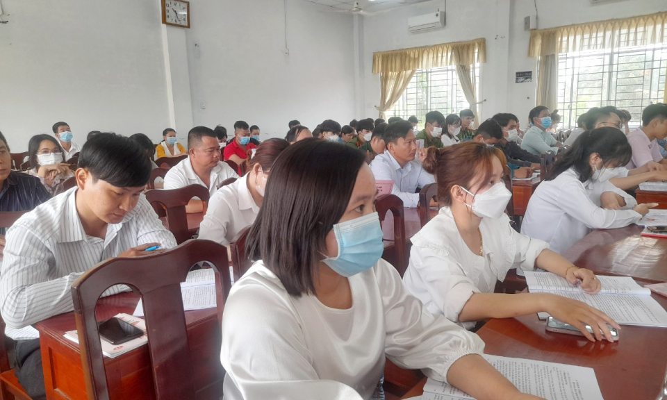 Tân Thạnh giảng lớp bồi dưỡng nhận thức về Đảng đợt I năm 2023