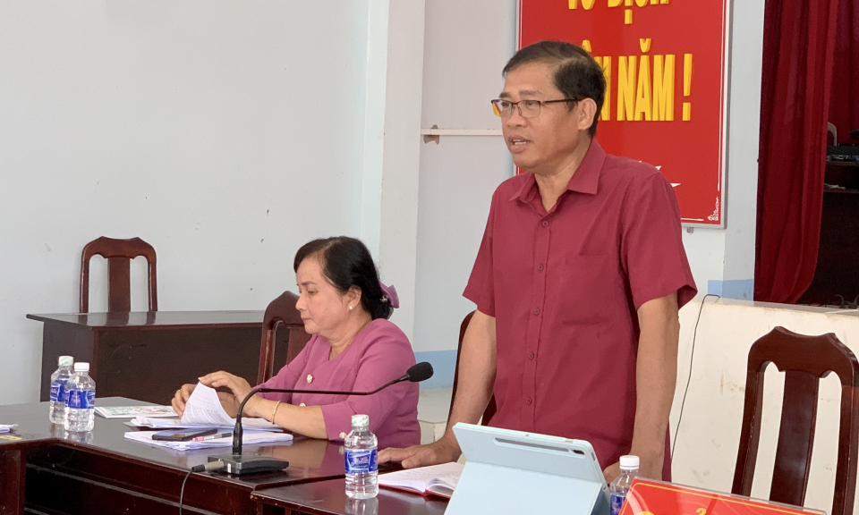 Ban Dân vận Huyện ủy Tân Hưng triển khai công tác thi đua năm 2023