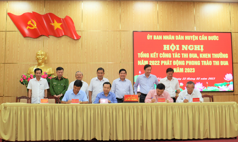 Cần Đước phát động phong trào thi đua năm 2023