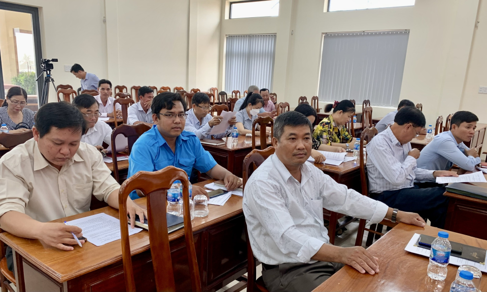 Huyện Châu Thành triển khai kế hoạch lấy ý kiến Nhân dân đối với dự thảo Luật Đất đai (sửa đổi)