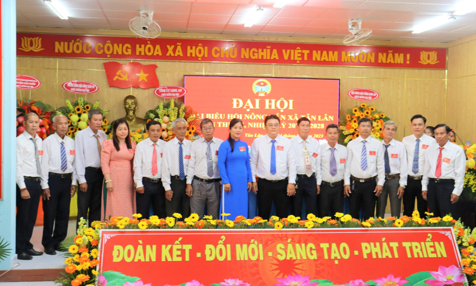 Hội nông dân xã Tân Lân tổ chức Đại hội điểm nhiệm kỳ 2023-2028