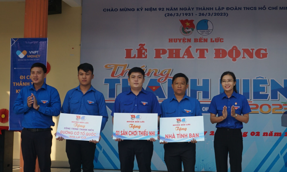 Bến Lức: Lễ ra quân phát động Tháng Thanh niên năm 2023