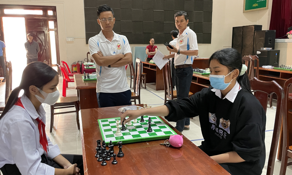 Giải Cờ vua học sinh Trung học cơ sở huyện Tân Hưng năm 2023