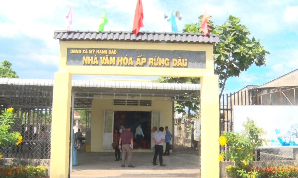Đức Hòa thẩm định xã Mỹ Hạnh Bắc đạt chuẩn nông thôn mới 
