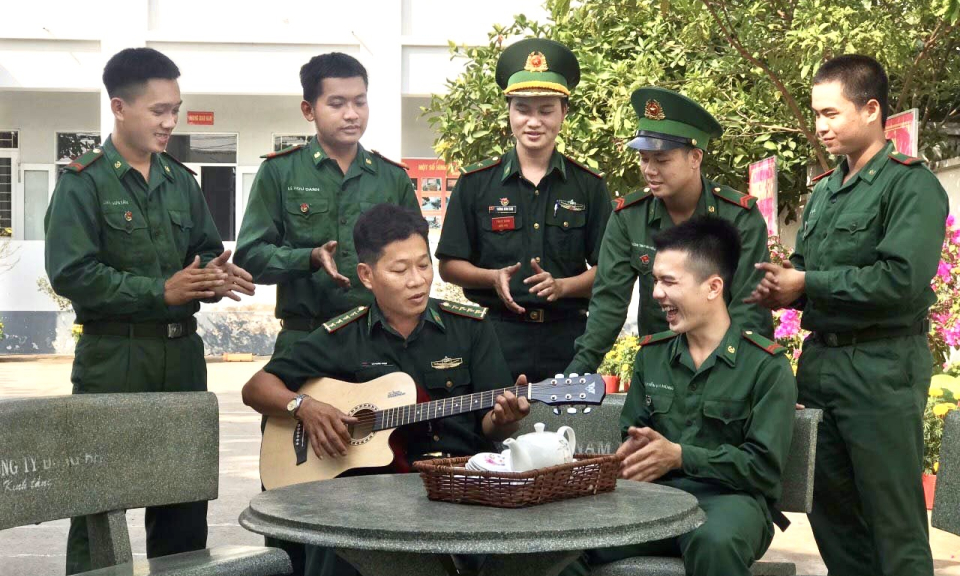 Đồn Biên phòng Cửa khẩu cảng Bến Lức - đơn vị chính quy, xanh - sạch - đẹp
