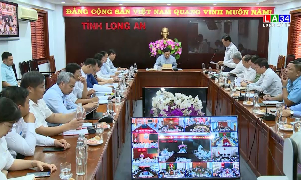 Hội nghị trực tuyến Ban Chỉ đạo chuyển đổi số tỉnh