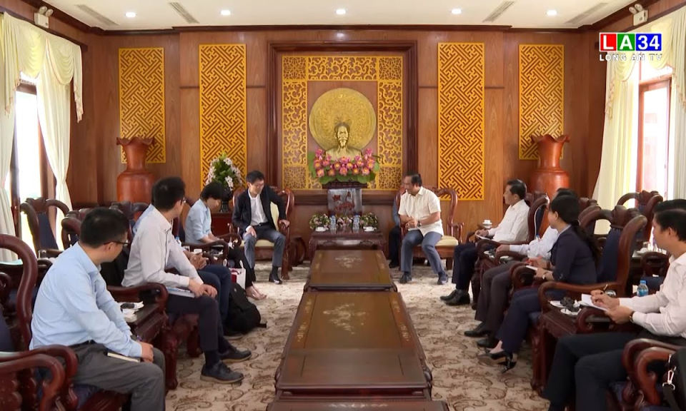 Bí thư Tỉnh ủy tiếp, làm việc Cty TNHH Vina Eco Board