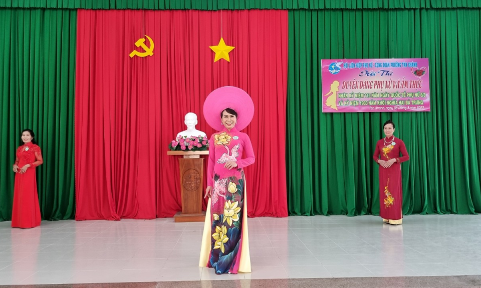 Phường Tân Khánh tổ chức hội thi “Duyên dáng áo dài” và hội thi “Ẩm thực”