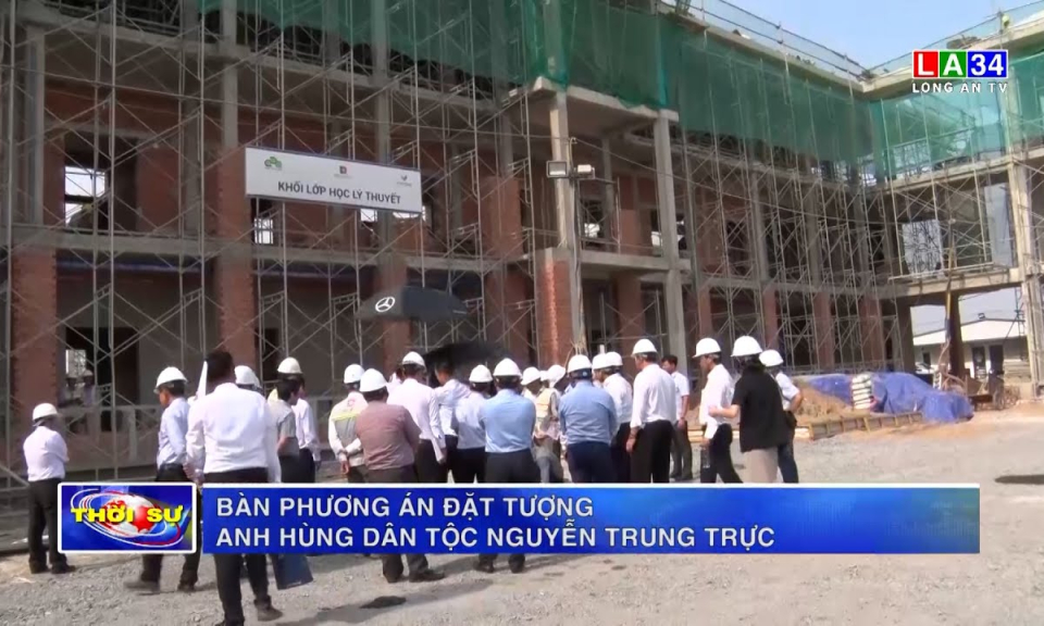 Bến Lức bàn phương án đặt tượng Anh hùng dân tộc Nguyễn Trung Trực