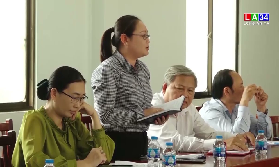Ban Tuyên giáo Tỉnh ủy làm việc tại Đức Hòa