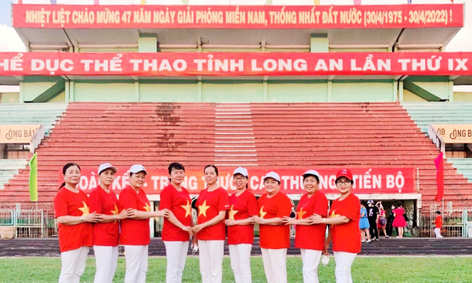 Thể dục dưỡng sinh phát triển mạnh trên địa bàn thành phố Tân An