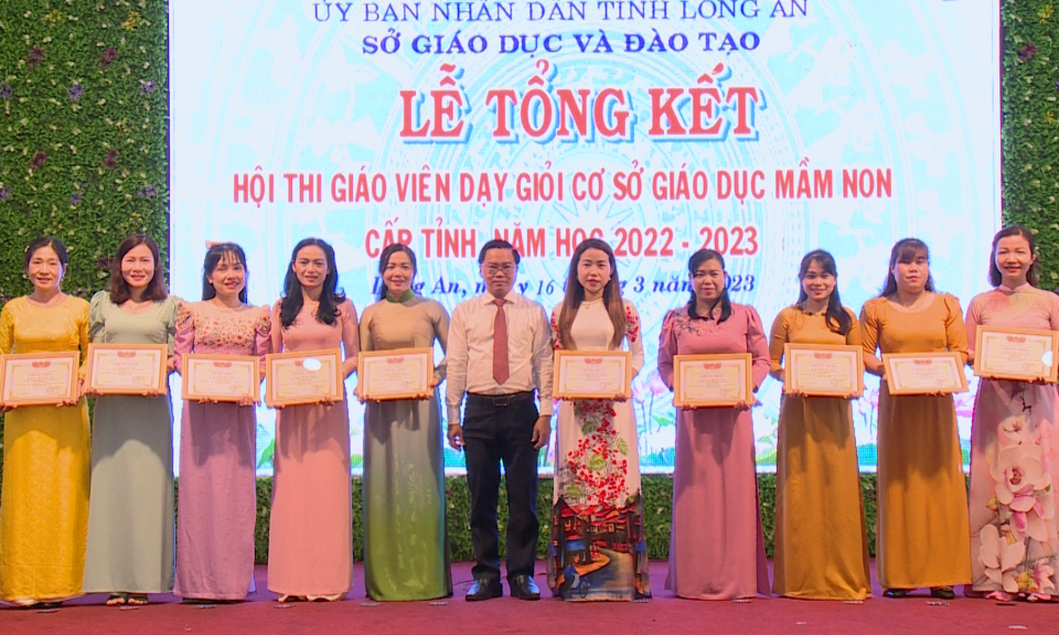 Long An có 102 giáo viên đạt danh hiệu giáo viên dạy giỏi cơ sở giáo dục mầm non cấp tỉnh năm học 2022 - 2023