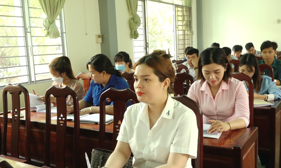 Đức Hòa khai giảng lớp đảng viên mới đợt I năm 2023