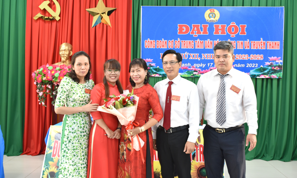 Đại hội Công đoàn cơ sở Trung tâm Văn hóa, Thông tin và Truyền thanh huyện Tân Thạnh
