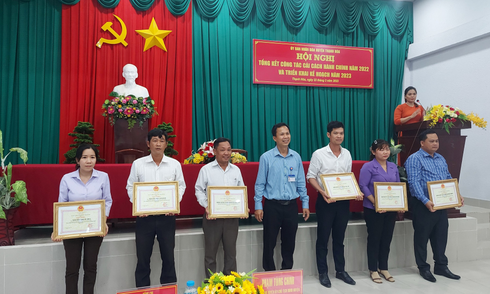 Thạnh Hóa triển khai công tác cải cách hành chính năm 2023