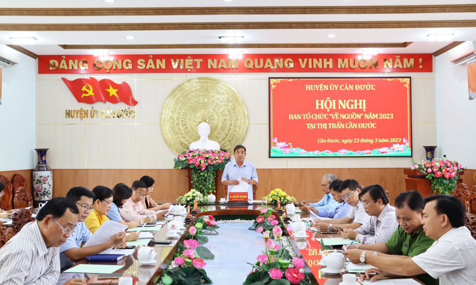 Cần Đước triển khai công tác "Về nguồn" năm 2023 