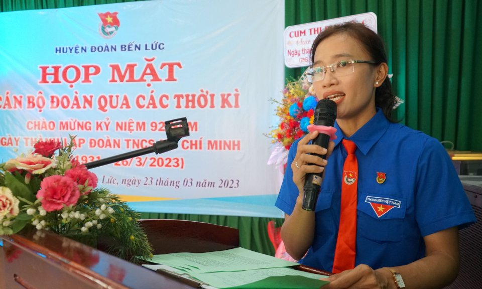 Bến Lức: Họp mặt cán bộ Đoàn qua các thời kỳ