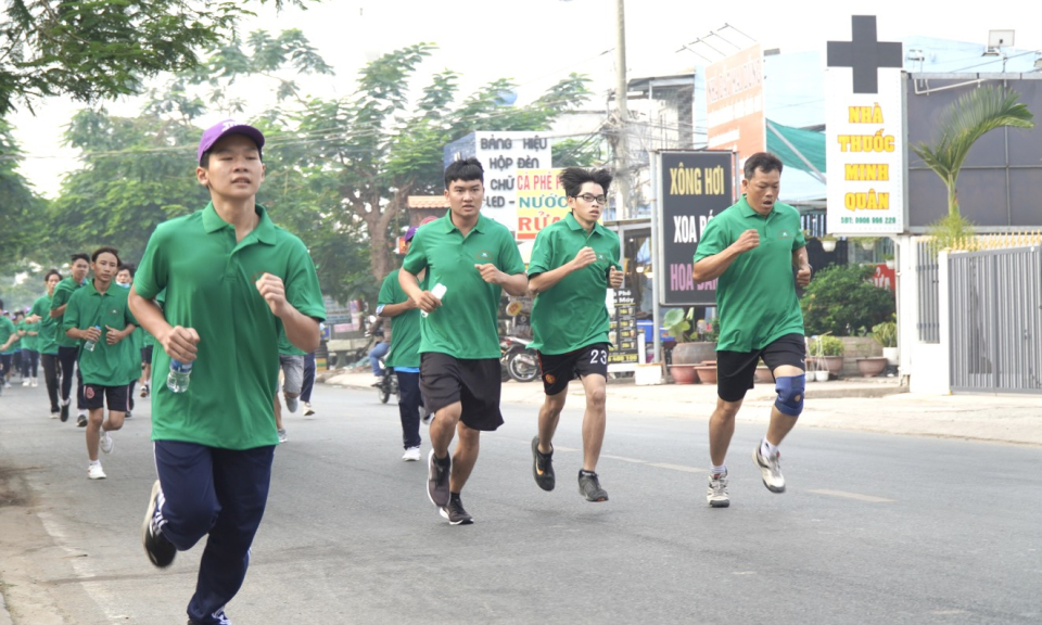 Cần Giuộc tổ chức Ngày chạy Olympic vì sức khỏe toàn dân năm 2023