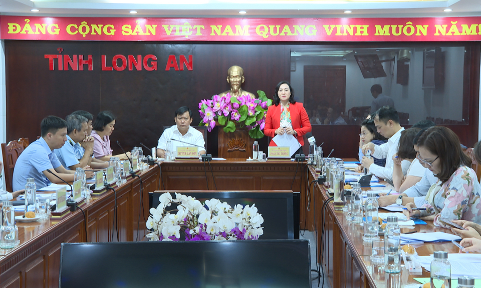 Thứ trưởng Bộ Công thương làm việc tại Long An