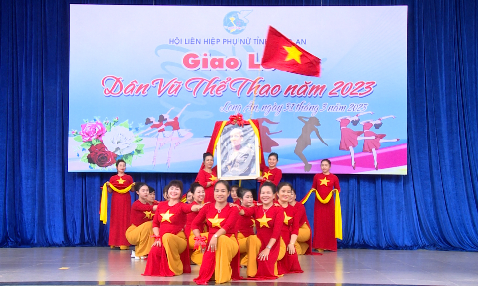 Hội Liên hiệp Phụ nữ tỉnh Long An tổ chức Hội thi dân vũ thể thao năm 2023