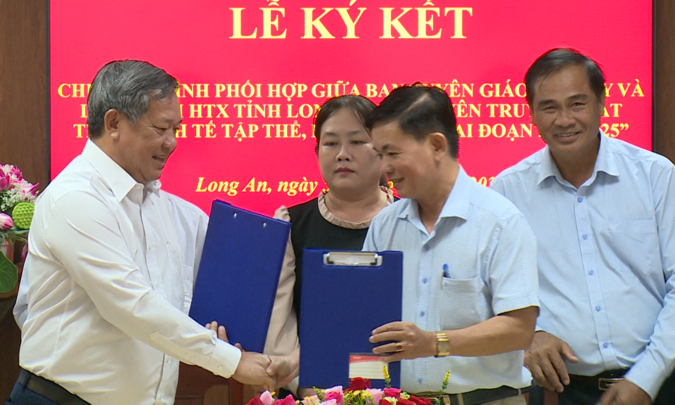 Ký kết Chương trình phối hợp tuyên truyền phát triển kinh tế tập thể, hợp tác xã giai đoạn 2023-2025