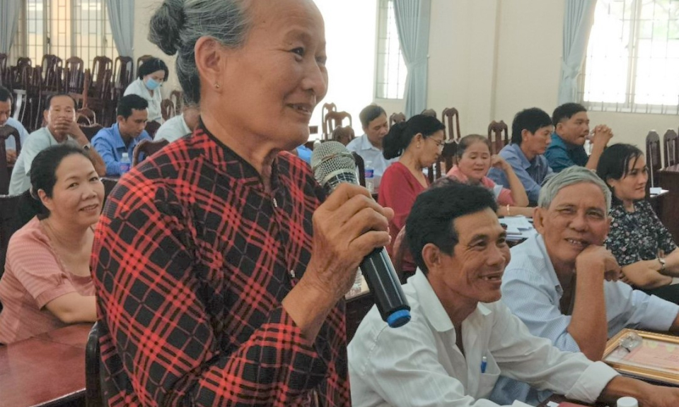 Bến Lức có gần 500 lượt ý kiến đóng góp dự thảo Luật Đất đai