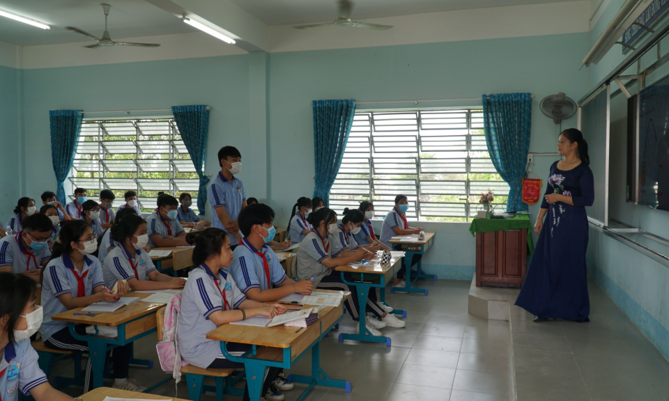 Bến Lức tăng cường ôn tập cho học sinh lớp 9