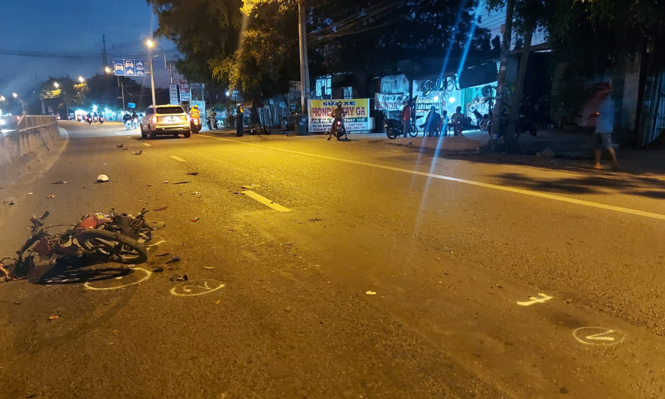 Bến Lức: Tai nạn giao thông làm 3 người bị thương