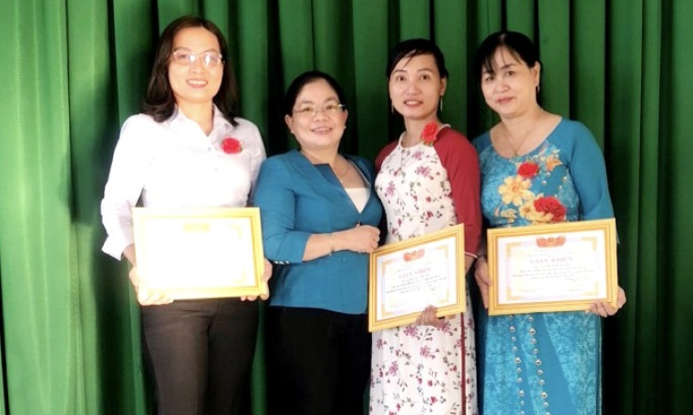 Trường Mẫu giáo Rạng Đông, Phường 5, thành phố Tân An học tập và làm theo lời Bác