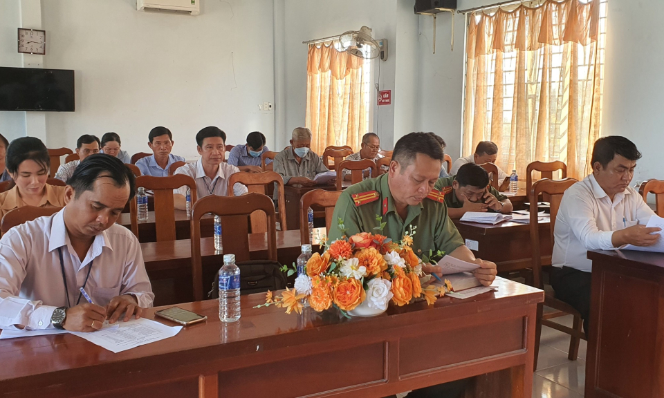 Tân Thạnh xây dựng xã Kiến Bình điển hình về phong trào Toàn dân bảo vệ an ninh Tổ quốc