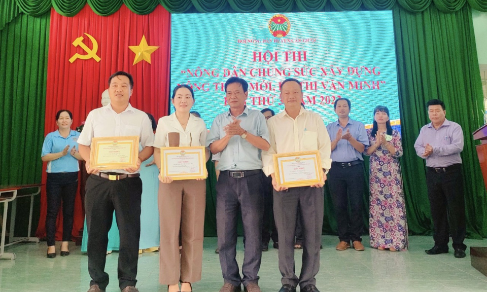 Cần Giuộc: Hội thi Nông dân chung sức xây dựng nông thôn mới