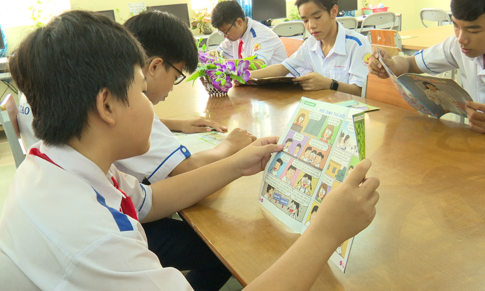 Thành phố Tân An: Phong trào đọc sách trong trường học