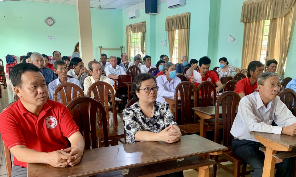  Hội Chữ thập đỏ huyện Châu Thành bồi dưỡng nghiệp vụ công tác