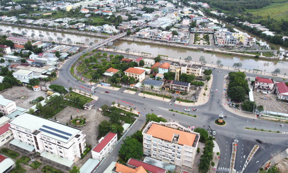 Sở NN&PTNT tỉnh kiểm tra tiến độ xây dựng nông thôn mới tại Tân Thạnh