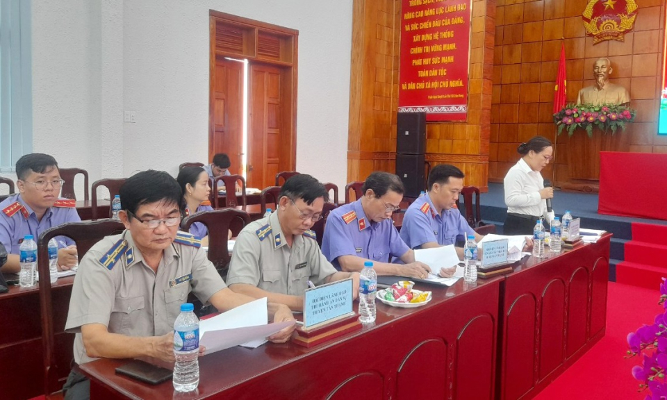 HĐND tỉnh giám sát việc chấp hành pháp luật trong công tác xét xử các vụ án dân sự tại Tân Thạnh